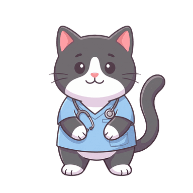 TabbyFund veterinarian doctor mascot